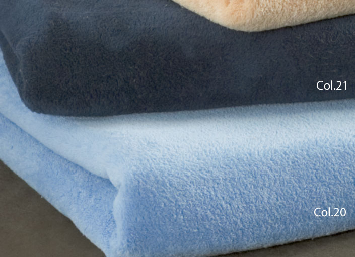 Irisette Microfaser-Decke Castello (8983 / uni) 150x200 hellblau