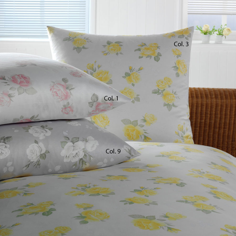Elegante Jersey-Bettw&auml;sche belvedere (3405) 155x220cm wollwei&szlig;