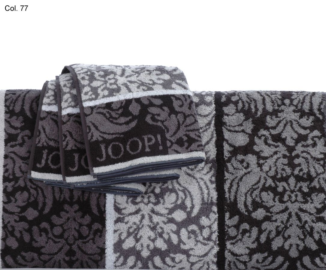 Joop Frottier-T&uuml;cher Ornament (1585) Handtuch 50x100cm schwarz