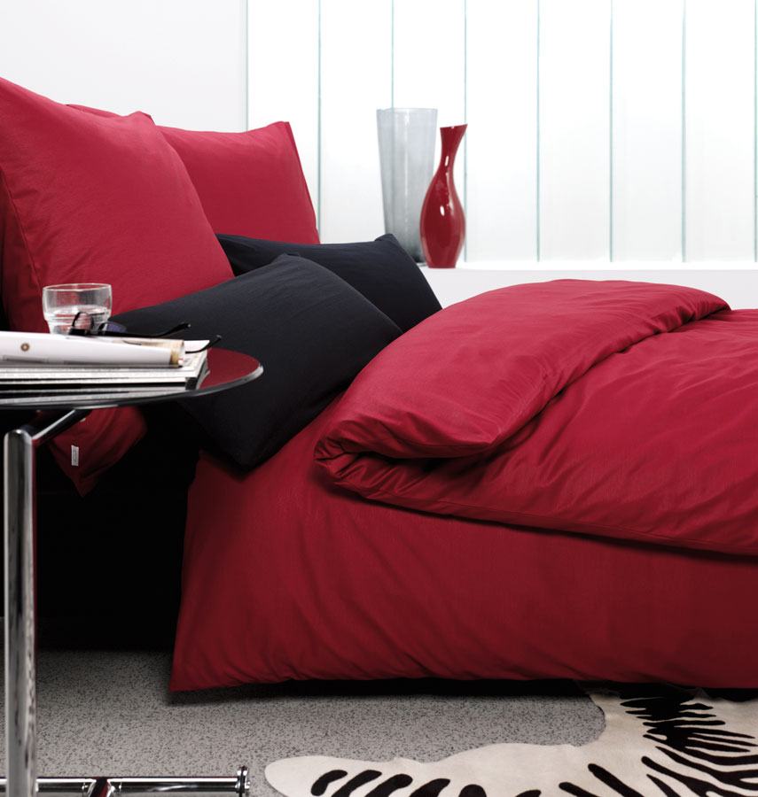Estella Jersey-Bettw&auml;sche Favorit (6700) Nackenr.15x40cm schwarz