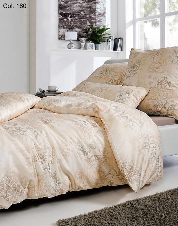 Estella Jersey-Bettw&auml;sche Gregorio (6174) Kissenb.40x80cm rosenholz