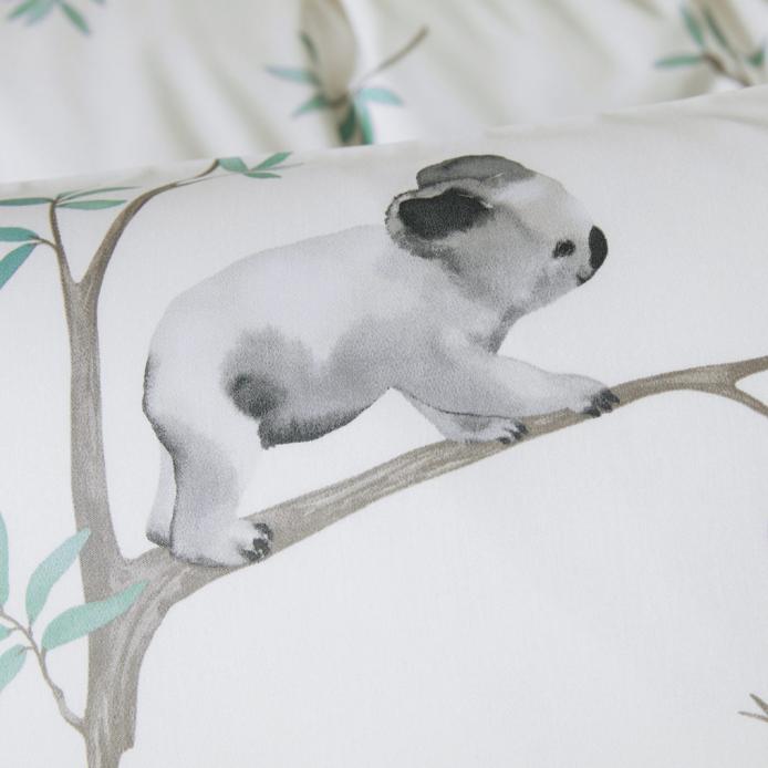 Elegante Kinder Satin-Bettwäsche Lazy Koalas (23050)