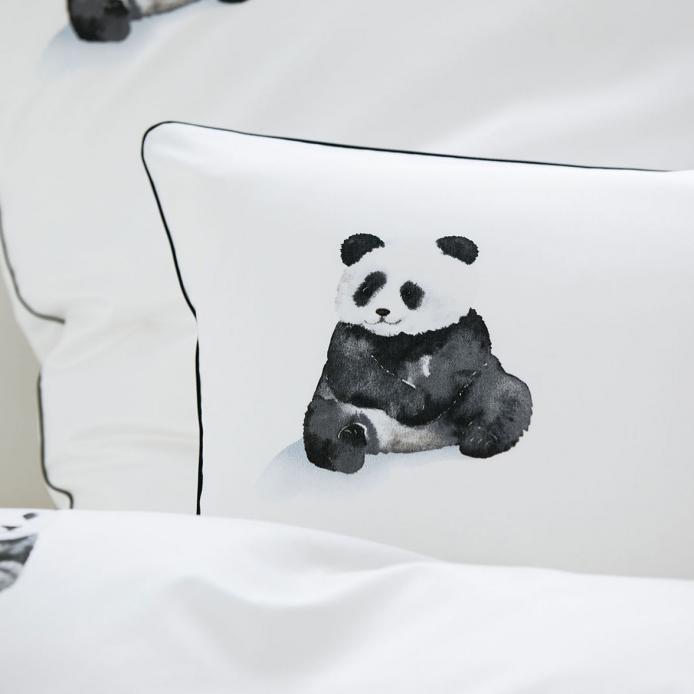 Elegante Comfort-Satin Bettwäsche Panda Bear (2328)