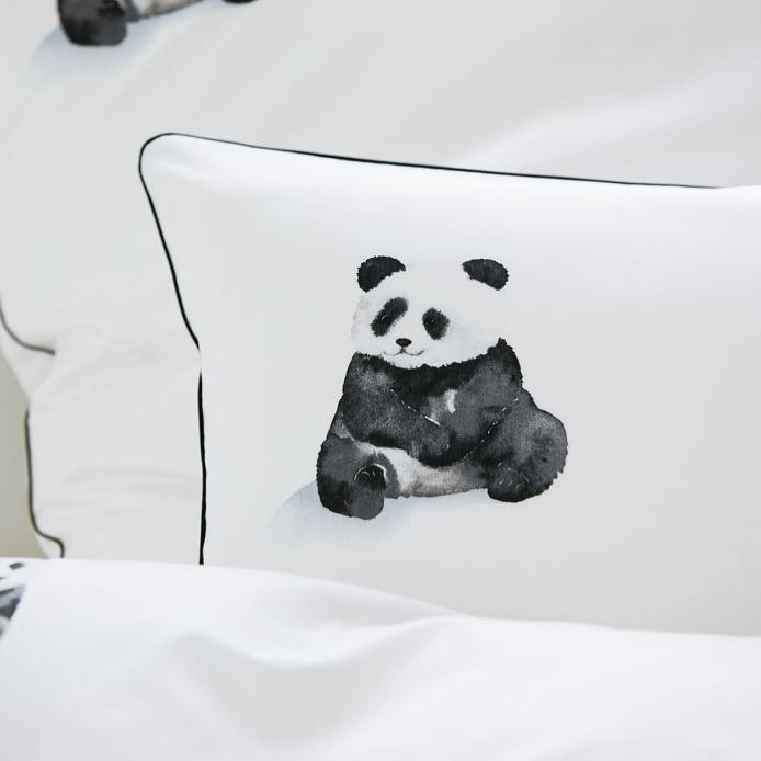Elegante Comfort-Satin Bettwäsche Panda Bear (2328)