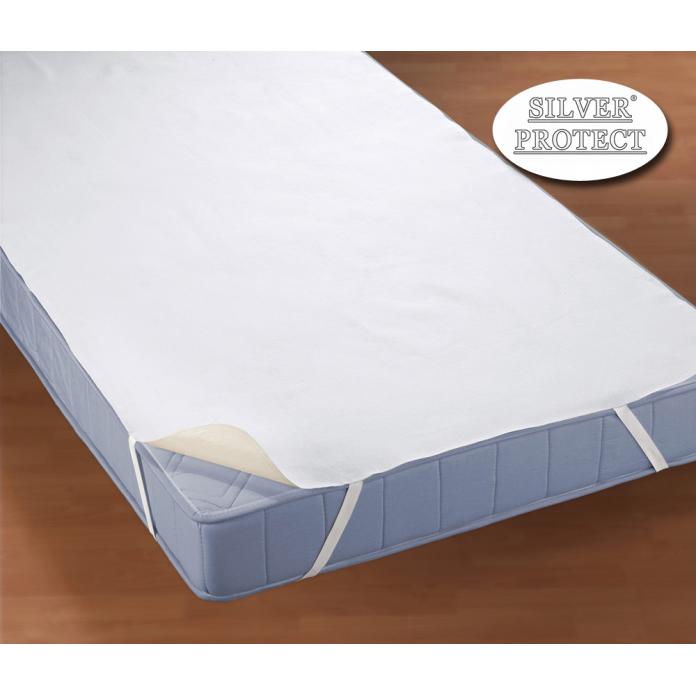 Biberna Sleep&Protect Molton-Matratzenauflage (wasserundurchlässig, 2l., Silver-Protect)