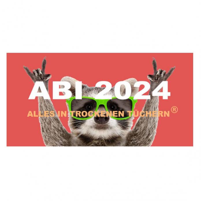 Egeria Strandtuch ABI 2024 - Racoon