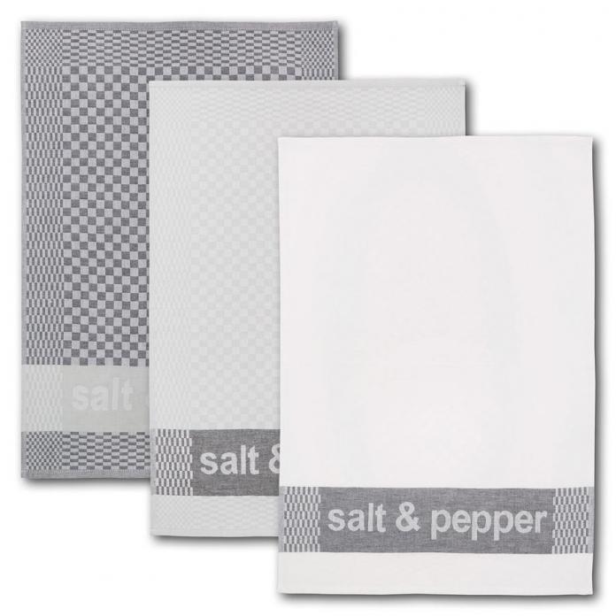 Dyckhoff Geschirrtuch-Set Salt & Pepper