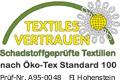 Textiles Vertrauen - Schadstoffgeprüfte Textilien nach Öko-Tex Standard 100