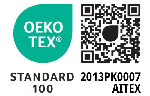Oekotex Standard 100 (Prüfnummer 2013PK0007)