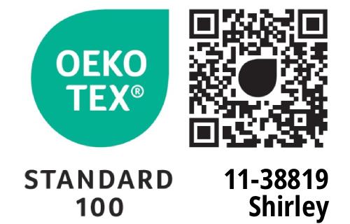 Oekotex Standard 100 (Prüfnummer 11-38819)