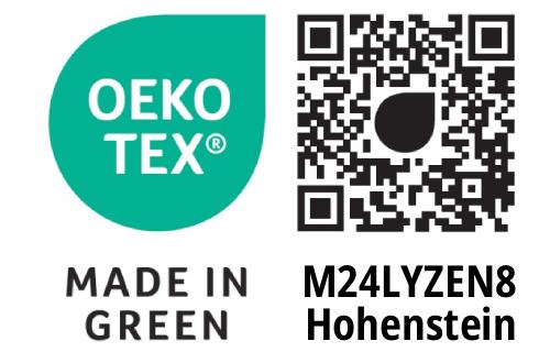 Oekotex Made in Green (Prüfnummer M24LYZEN8)