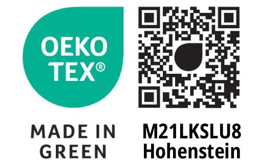 Oekotex Made in Green (Prüfnummer M21LKSLU8)